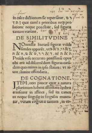 De Cognatione.