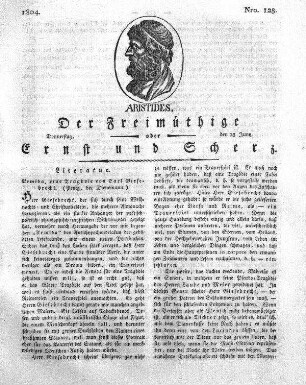 Nro. 128., Donnerstag den 28. Juny