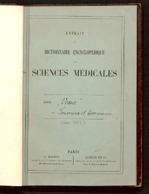 Vessie : § II. histologie