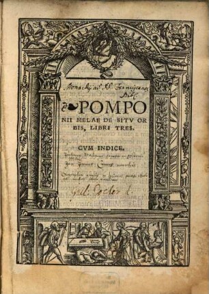 Pomponii Melae De Sitv Orbis Libri Tres : Cvm Indice