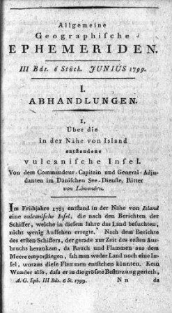 6. Stück Junius 1799