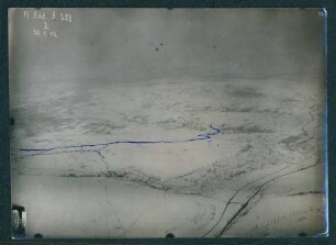 Foto eigener Stellungen nördlich von Verdun (Luftbild)