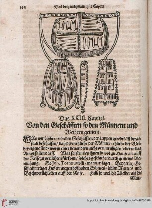 Das XXIII. Capitel: Von den Geschäfften so den Männern und Weiben gemein