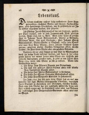 26-31, Lebenslauf.