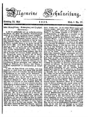 Ueber Gesangbildung, Kirchengesang und Orgelspiel : (Fortsetzung) ; (Beschluß folgt)