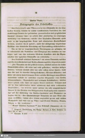 Erster Theil. Petrographie des Felsittuffes