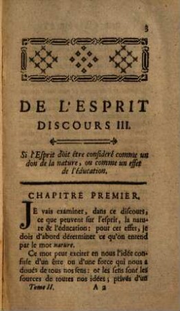 De L'Esprit. 2