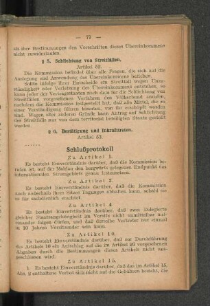 Schlußprotokoll