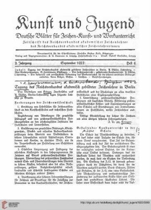 N.F. 2.1922 S. 185-186: Tagung des Reichsverbandes akademisch gebildeter Zeichenlehrer in Berlin