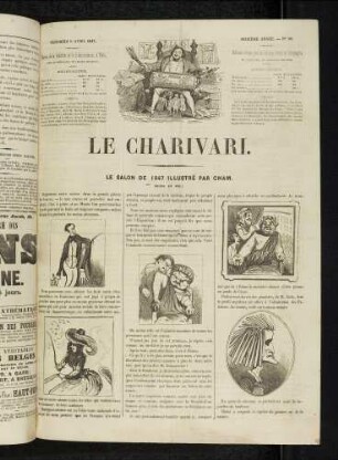 Le salon de 1847 illustré par Cham. (Suite et fin.)