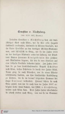 Ernestine v. Kirchsberg
