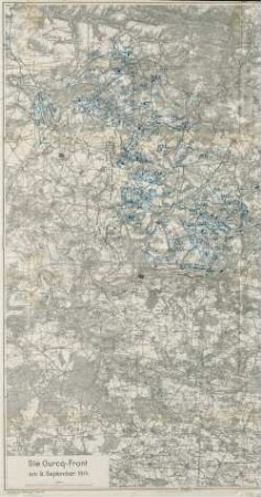 Die Ourcq-Front am 9. September 1914.