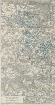 Die Ourcq-Front am 9. September 1914.