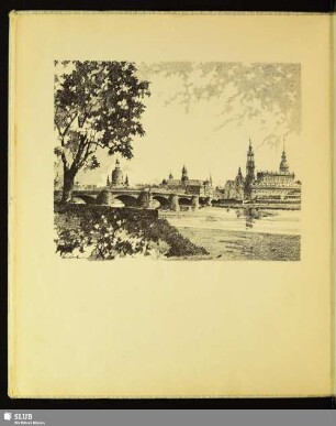 [Augustusbrücke, Blick nach der Altstadt]