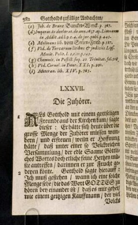 982-994, LXXVII. Die Zuhörer - LXXIX. Das Raupen-Nest