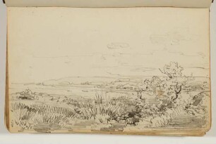 Landschaft an einer Meeresbucht