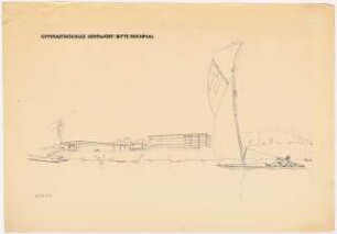 Gymnastikschule am See Monatskonkurrenz Dezember 1932: Perspektivische Ansicht