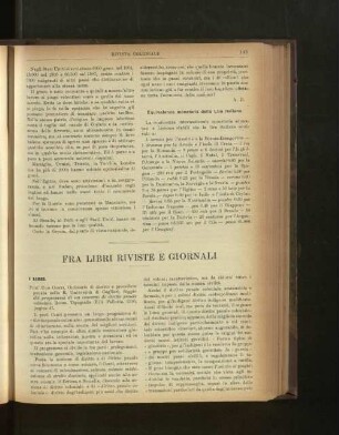 Fra Libri Riviste E Giornali.