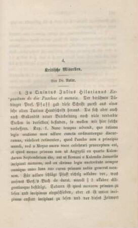 443-451 Kritische Miscellen
