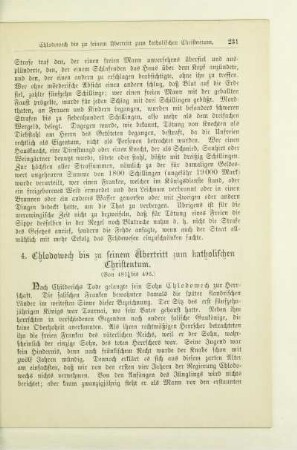 4. Chlodowech bis zu seinem Übertritt zum katholischen Christentum (Von 481 bis 496)