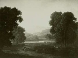 Italienische Landschaft, im Kunsthandel