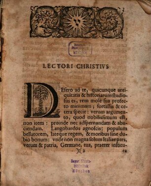 Origines Langobardicae E membrana Pervetusta