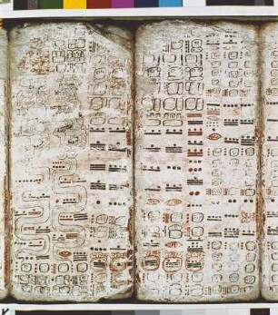 Codexteil Br, fol. 62, Schlangenzahlen, fol. 63, 7x260-Tage-Almanach