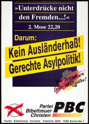 PBC, Landtagswahl 1992