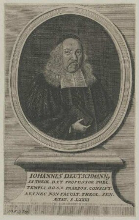 Bildnis des Iohannes Deutschmannus