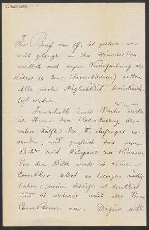 Brief an B. Schott's Söhne : 22.10.1881