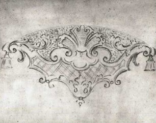 Sangerhausen, Sankt Jakobi Kirche, Ornamententwurf für den Prospekt der Hildebrandorgel : Archiv der Superintendentur Cap.B.Nr.I.Litt.B.Nr.36. Bl.33