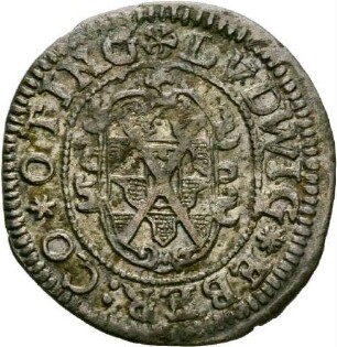 Halbbatzen des Grafen Ludwig Eberhard von Öttingen-Öttingen