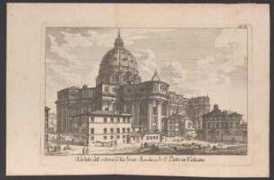 Rom, Außenansicht der großen Basilica di S. Pietro in Vaticano