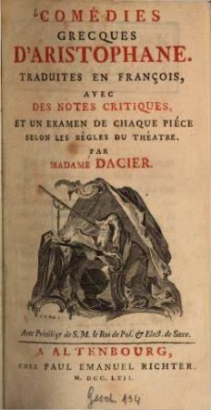 Comédies Grecques D'Aristophane