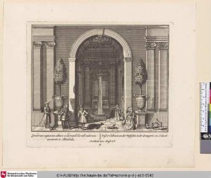 Wasser Cabinet an der Westseite in der Orangerie zu Satlzth.