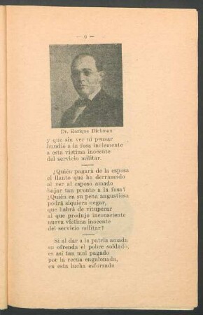 [Fotografía de] Dr. Enrique Dickman