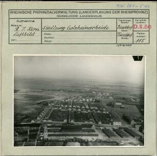 Düsseldorf-Golzheim, Golzheimerheide, Siedlung