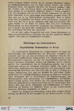 Mitteilungen des Landesmuseums