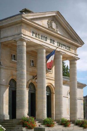 Frankreich. Basse Normandie. Orne. Domfront. Palais de Justice