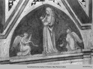 Kapellenausmalung : Nikolausszenen : Die freigelassenen Gefangenen vor Nikolaus