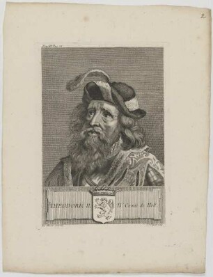 Bildnis des Theodoric II.