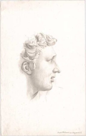 Bühlmann, Josef; Studienblätter und Reiseskizzen - Portrait (Ansicht)