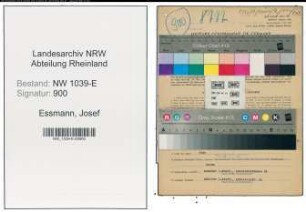 Entnazifizierung Josef Essmann , geb. 07.09.1893 (Lokomotivfuehrer)