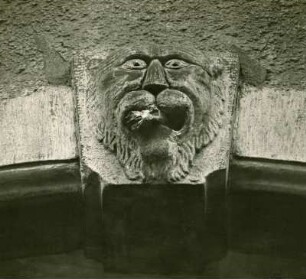 Schlußstein mit Maske