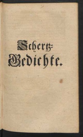 Schertz-Gedichte