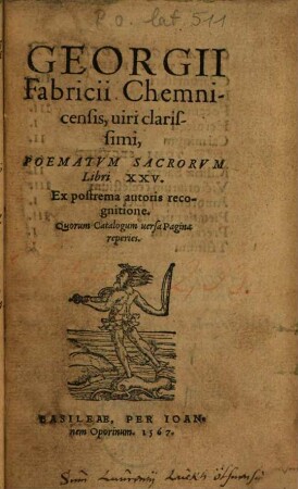 Poemata Sacra : Libri XXV