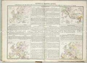 Geographisch-Historischer Atlas von Europa: Europa's Mittelalter
