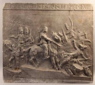 Relief von einem Denkmal für Zieten