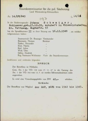 Schwaiger, Johann