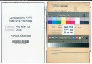 Entnazifizierung Charlotte Norgall , geb. 20.02.1900 ()